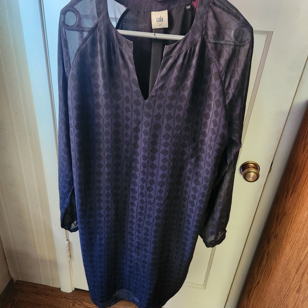 CAbi Black Elegant Dress